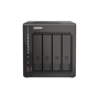 NAS QNAP 453E 4-Bay, CPU Intel Celeron J6412 4-core/4-thread processor, burst max. 2.6 GHz, RAM 8 GB DDR4 onboard not expandable