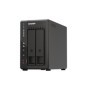 NAS QNAP 253E 2-Bay, CPU Intel Celeron J6412 4-core/4-thread processor, burst max. 2.6 GHz, RAM 8 GB DDR4 onboard not expandable