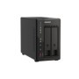 NAS QNAP 253E 2-Bay, CPU Intel Celeron J6412 4-core/4-thread processor, burst max. 2.6 GHz, RAM 8 GB DDR4 onboard not expandable