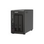 NAS QNAP 253E 2-Bay, CPU Intel Celeron J6412 4-core/4-thread processor, burst max. 2.6 GHz, RAM 8 GB DDR4 onboard not expandable