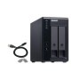 Extensie USB QNAP TR-002 2-Bay, 2.5/3.5 SATA 6Gbps HDD (neincluse), 1xUSB3.11 (type-c), tower, PSU adaptor 36W, garantie 2 ani
