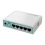 MIKROTIK HEX E50UG 512 MB DDR3, Procesor: EN7562CT @ 950 MHz, Memorie: 512 MB, 5x 10/100/1000, MikroTik RouterOS, licenţă Level 