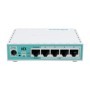 MIKROTIK HEX E50UG 512 MB DDR3, Procesor: EN7562CT @ 950 MHz, Memorie: 512 MB, 5x 10/100/1000, MikroTik RouterOS, licenţă Level 