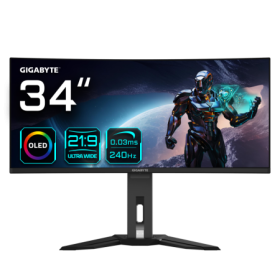 Monitor Gaming Gigabyte MO34WQC2 Panel Size (diagonala): 34", Display Viewing Area (HxV): 800.06.736x337.06 (mm), True Resolutio