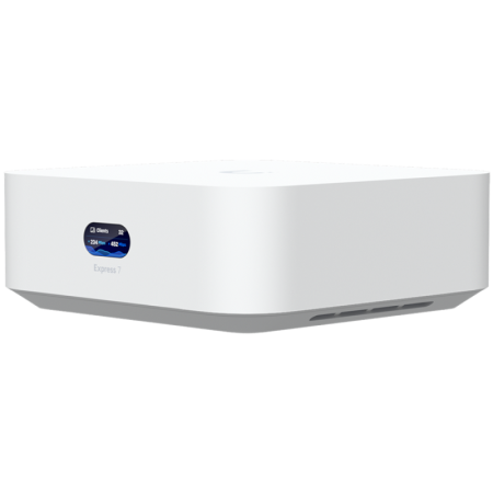 Ubiquiti UniFi Express 7 UX7-EU Mesh-scalable, super-compact 10G Cloud Gateway with integrated WiFi 7, 10 GbE RJ45 WAN port, 2.5