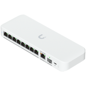 Ubiquiti switch USW-Flex-2.5G-8-EU 8-port 2.5 GbE ports, 10 GbE PoE+ input port for power / SFP+ port combo