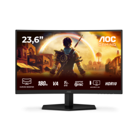 Monitor AOC 23.6" C24G42E, Curvature: 1500R, Diagonal (inch): 23.6, Diagonal (cm): 60, Aspect ratio: 16:9, Panel: VA, Resolution
