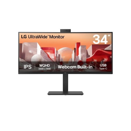 Monitor LG 34" 34BA85QE-B.AEU, Curvature: 3800R, Diagonal (inch): 34, Diagonal (cm): 86.7, Aspect ratio: 21:9, Panel: IPS, Resol