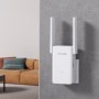 AX3000 Wi-Fi Range Extender SPEED: 574 Mbps at 2.4 GHz + 2402 Mbps at 5 GHz SPEC: 2× Fixed External Antennas, 1× Gigabit Port, W