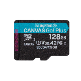 Carde de Memorie MicroSDXC Kingston Canvas GO PLUS 128GB Adaptor SD Class 10