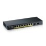 Zyxel 8-port GbE Smart Managed PoE Switch with GbE Uplink