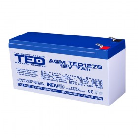 Baterii si acumulatori BATERIE AGM TED127SF2 12V 7Ah TED