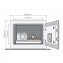 YaleSeif standard rezidential cu cifru Yale YSV/250/DB1
