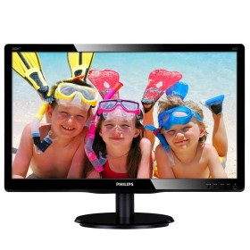 Monitor LED Philips 200V4LAB2/00, V-line, 19.5'' 1600x900@60Hz, 16:9, TN, 5ms, 200nits, Black, 3 Years, VESA100x100/VGA/DVI/