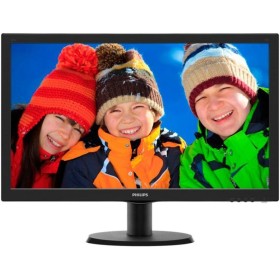 Monitor LED Philips 243V5LHAB/00, V-line, 23.6'' 1920x1080@60Hz, 16:9, TN, 1ms, 250nits, Black, 3 Years, VESA100x100/VGA/DVI/HDM