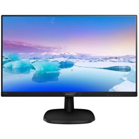 Monitor LED Philips 243V7QDSB/00, V-line, 23.8'' 1920x1080@60Hz, 16:9, IPS, 5ms, 250nits, Black, 3 Years, VESA100x100/VGA/DVI/HD