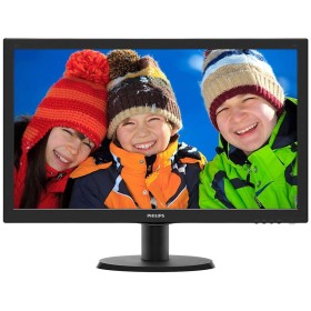 Monitor LED Philips 243V5QHSBA/00, V-line, 23.6'' 1920x1080@60Hz, 16:9, VA, 8ms, 250nits, Black, 3 Years, VESA100x100/VGA/DVI/HD