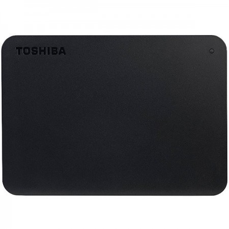 Toshiba External Hard Drive Canvio Basics + USB-C adapter (2.5" 2TB, USB3.2 Gen 1, Black)
