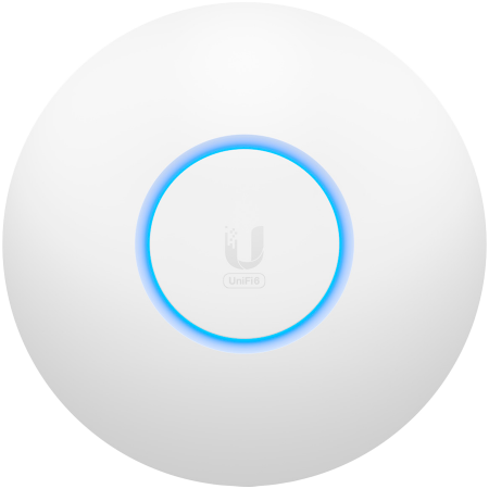 Ubiquiti U6-Lite Wi-Fi 6 Access Point with dual-band 2x2 MIMO in a compact design for low-profile mounting no POE included in pa