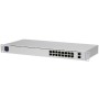 USW-16-PoE 16 RJ45 ports with 2 SFP ports