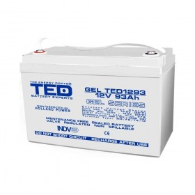 Acumulator gel AGM VRL TED1293F12M8 12V 93Ah