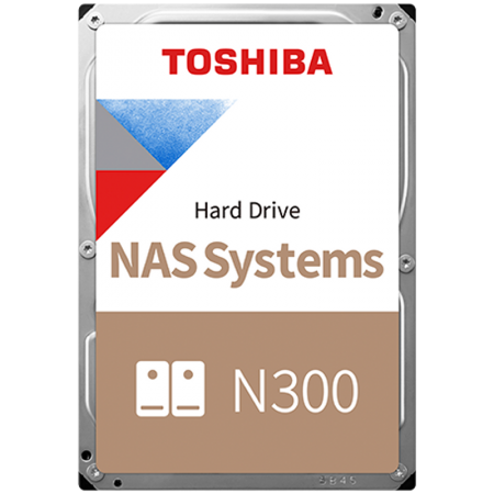 HDD NAS TOSHIBA N300 CMR (3.5'' 6TB, 7200RPM, 256MB, SATA 6Gbps, RV Sensors), bulk