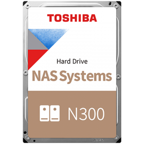 HDD NAS TOSHIBA N300 CMR (3.5'' 8TB, 7200RPM, 256MB, SATA 6Gbps, RV Sensors), bulk
