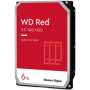 HDD NAS WD Red 6TB SMR (3.5'', 256MB, 5400 RPM, SATA 6Gbps, 180TB/year)
