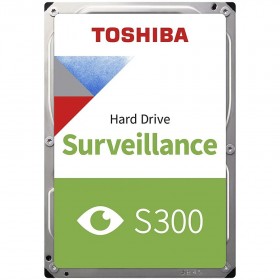 HDD Video Surveillance TOSHIBA 2TB S300 SMR (3.5'', 128MB, 5400RPM, SATA 6Gbps, TBW: 180)