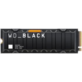 SSD WD Black SN850X HeatSink 1TB M.2 2280 PCIe Gen4 x4 NVMe, Read/Write: 7300/6300 MBps, IOPS 800K/1100K, TBW: 600
