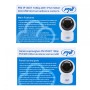 Camera supraveghere video PNI IP390T 1080P cu PTZ WiFi H264+ suporta microSD 128GB, Night Vision, aplicatia Tuya, P2P, Android, 