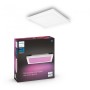 Panou inteligent LED RGB Philips Hue Surimu SQ, Bluetooth, 25W, 1760 lm, lumina alba si color (2000-6500K), IP20, 30cm, Aluminiu