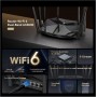 Mercusys MR90X Dual-Band WiFi 6 Router (AX6000), Standarde wireless: Wi-Fi 802.11ax/ac/a/b/g/n , Viteza wireless:  4804 Mbps (5 