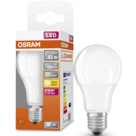 Bec LED Osram Classic A60, E27, 12-36V AC/DC, 6.5W (45W), 600 lm, lumina calda (2700K), nu functioneaza la 220-240V