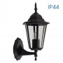 Aplica tip felinar Vivalux MARIBOR UP, E27, max. 1x60W, IP44, 210x150x360mm, Negru, bec neinclus