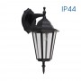 Aplica tip felinar Vivalux MARIBOR DOWN, E27, max. 1x60W, IP44, 210x150x360mm, Negru, bec neinclus