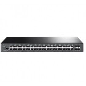 TP-LINK TL-SG3452X Switch JetStream cu management | 48× Porturi Gigabit L2+ și 4× Sloturi 10GE SFP+, Interfață: 48× Poturi RJ45 