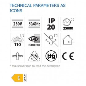 Panou LED Vivalux AXEL PREMIUM, 40W, 4800 lm, lumina neutra (4000K), IP20, 595x595x8mm, aluminiu, Alb