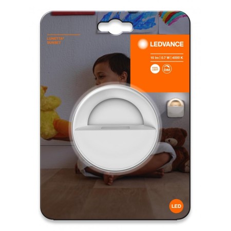 Lampa de veghe Ledvance LUNETTA Sunset cu senzor de lumina, 0.6W, 1...