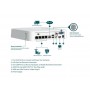 "4 Channel PoE Network Video Recorder SPEC:H.265+/H.265/H.264+/H.264, Up to 8MP resolution, Decoding capability/4-ch @4MP,80 Mbp