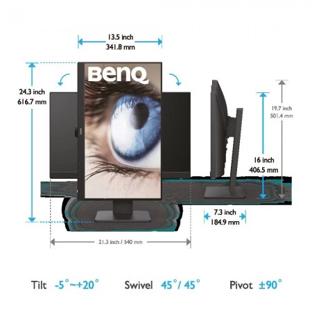 Monitor BenQ 23.8" GW2485TC