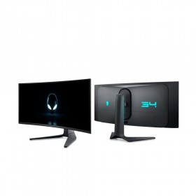 Monitor LED Gaming Dell Alienware AW3423DWF, 34inch, QD OLED, 0.1ms, 165Hz, negru