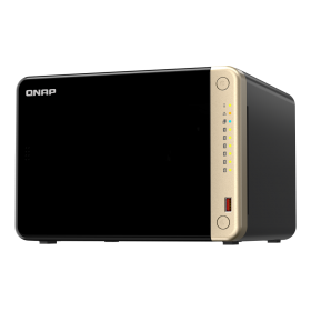 NAS QNAP 664 6-Bay, CPU Intel Celeron N5105/N5095 4-core/4-thread Processor, RAM 8GB (1x 8GB) DDR4, HDD 6 x 2.5"/3.5" SATA 6Gbps