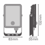 Proiector LED cu senzor de miscare si lumina Ledvance FLOODLIGHT ESSENTIAL, 10W, 220-240V, 900 lm, lumina neutra (4000K), IP65, 