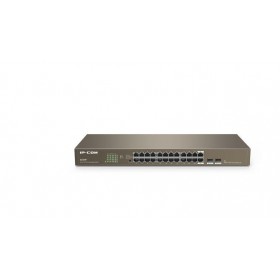 IP-COM 24-Port + 2 SFP Gigabit Ethernet Switch, G1024F Standard and Protocol: IEEE802.3, IEEE802.3u, IEEE802.3x, IEEE802.3ab, in