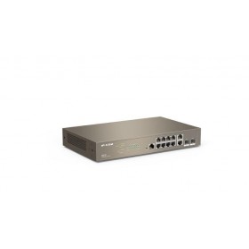 IP-COM switch G5312F, 12-Port Gigabit Ethernet managed L3 switch, Standard and Protocol: IEEE802.3、 IEEE802.3u、 IEEE802.3ab、 IEE