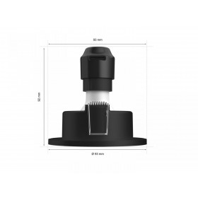 3 Spoturi LED RGB incastrate Philips Hue Xamento, Bluetooth, GU10, 3x5.7W, 1050 lm, lumina alba si color (2000-6500K), IP44, Neg