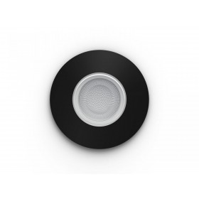 Spot LED RGB incastrat Philips Hue Xamento, Bluetooth, GU10, 5.7W, 350 lm, lumina alba si color (2000-6500K), IP44, Negru