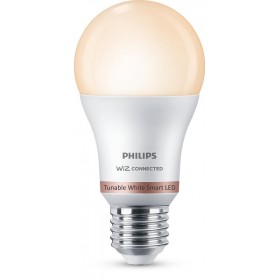 Bec LED inteligent Philips Bulb A60, Wi-Fi, Bluetooth, E27, 8W (60W), 806 lm, lumina alba (2700-6500K)