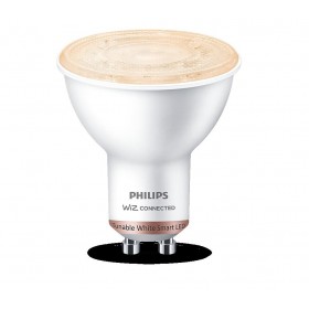 Bec LED inteligent Philips Spot PAR16, Wi-Fi, Bluetooth, GU10, 4.7W (50W), 345 lm, lumina alba (2700-6500K)